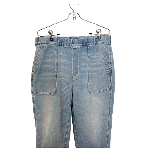 Madewell Pull On Relaxed Jeans In Bellview Wash M - Picture 5 of 9